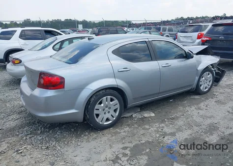 2014 Dodge Avenger Se V6 z USA, uszkodzony, nr VIN 1C3CDZAG3EN168862